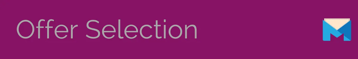 b2b online marketing campaign offer selection banner