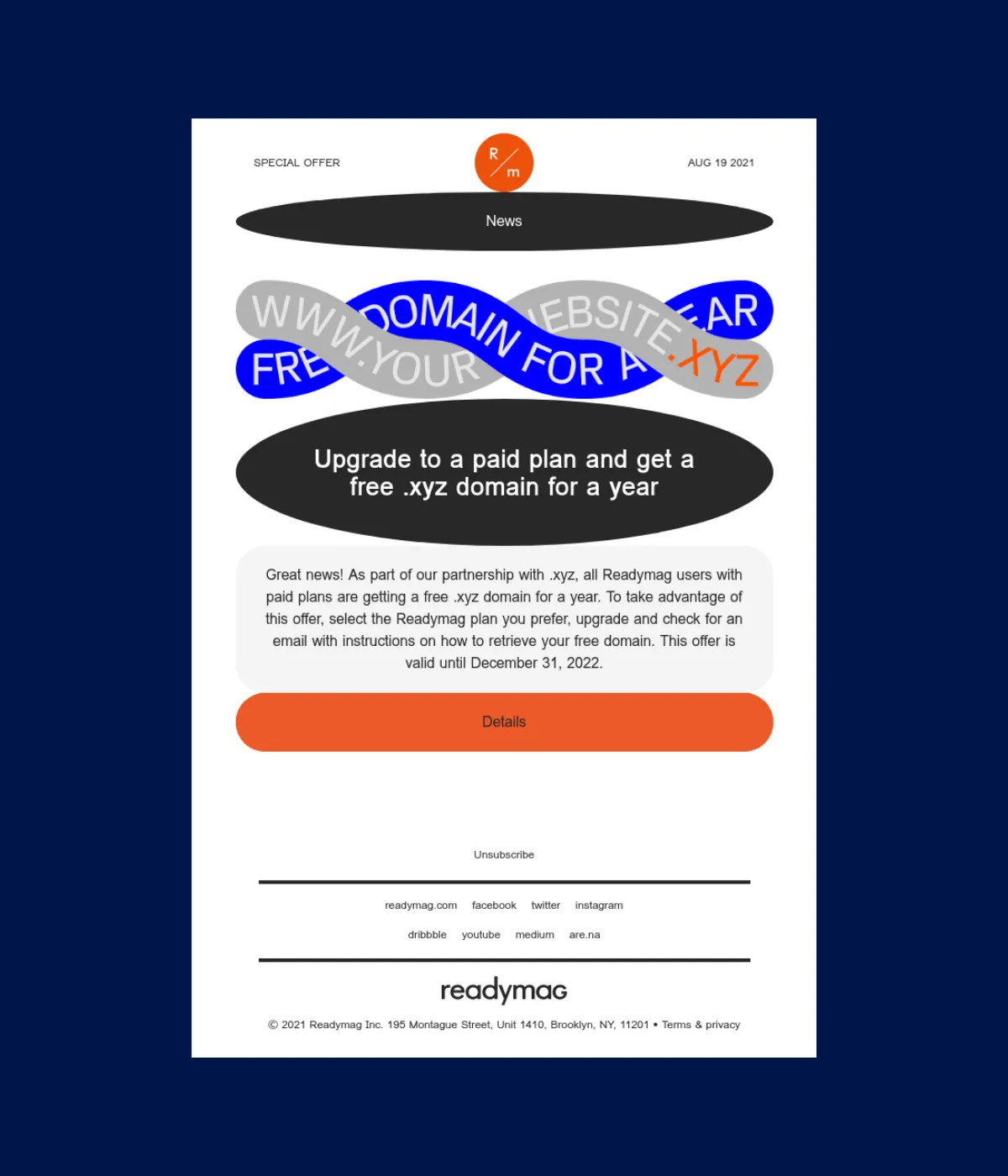 CTA button example