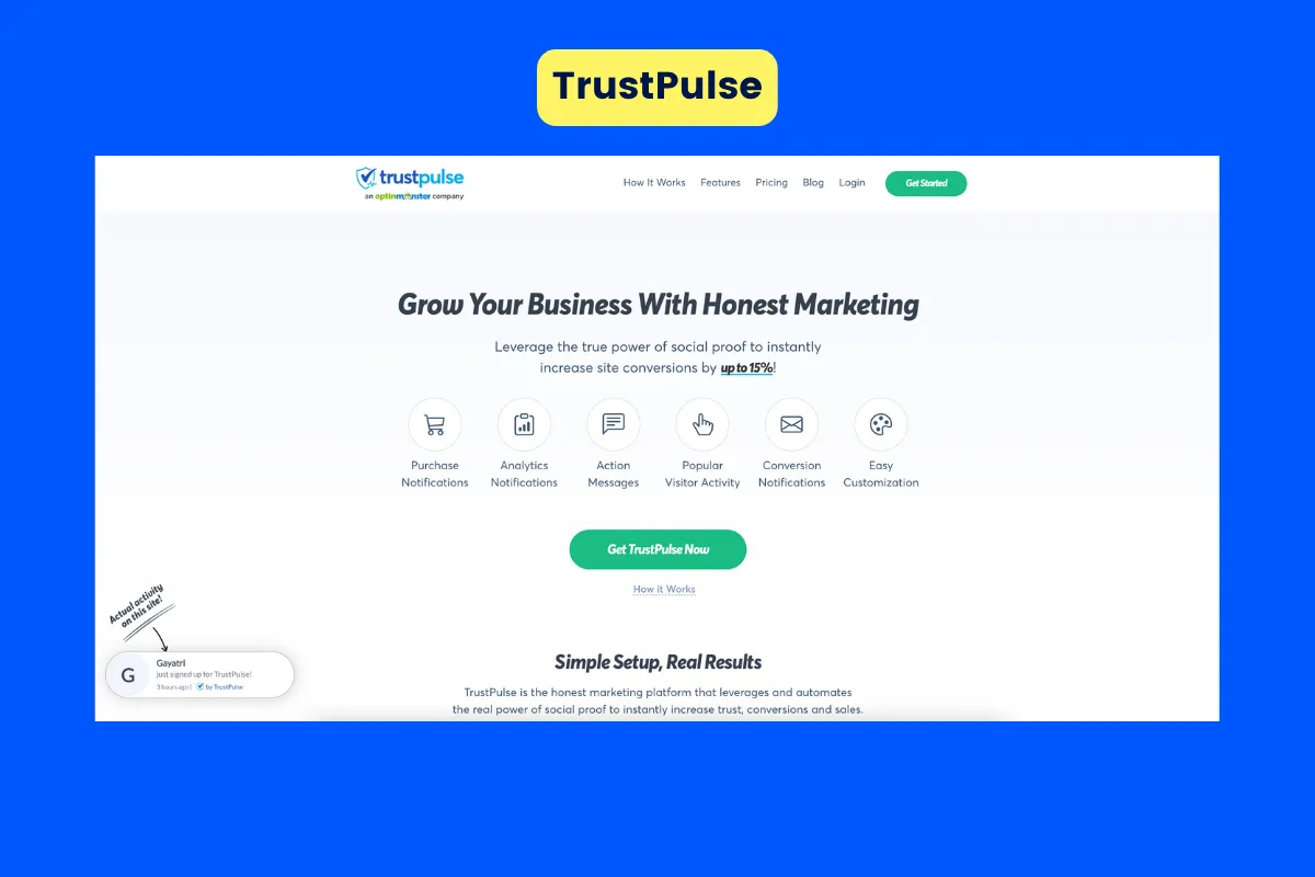 Best lead generation tool - TrustPulse