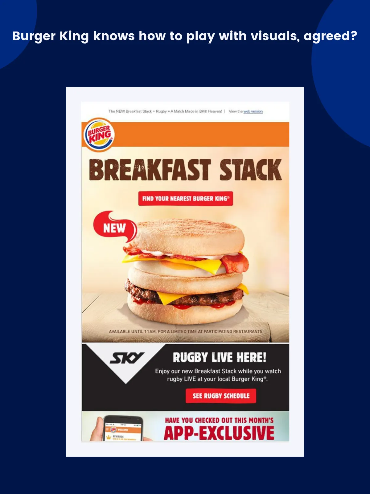 burger king visuals