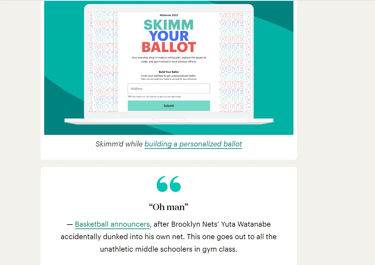 Newsletter best practice: A/B test your email