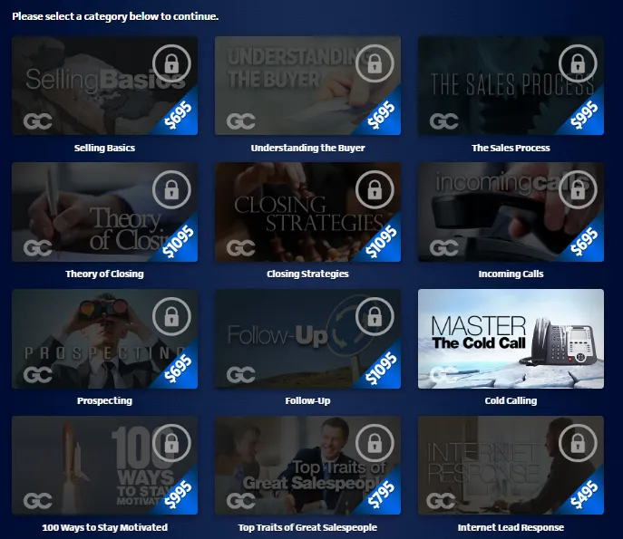 grant cardone upsell inside membership site