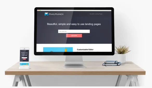 landing page