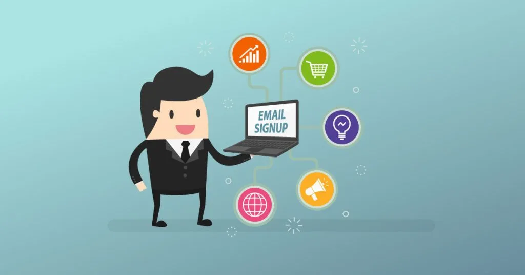 Email list lead capture popup