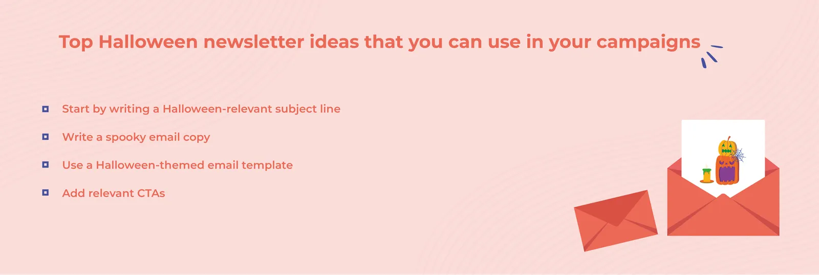 Infographic: Top Halloween newsletter ideas that you can use in your campaigns