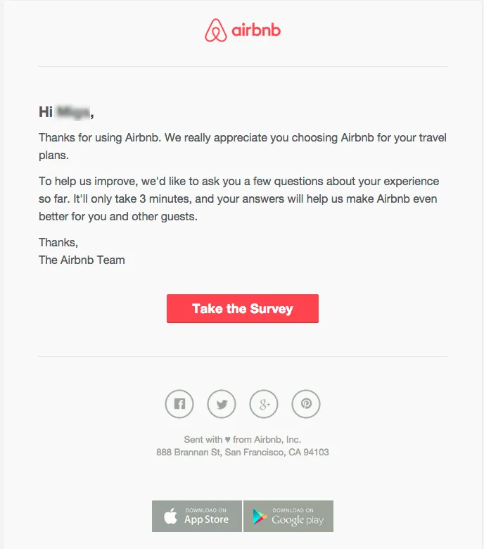 Example of behavioral segmentation based on user experience segmentation