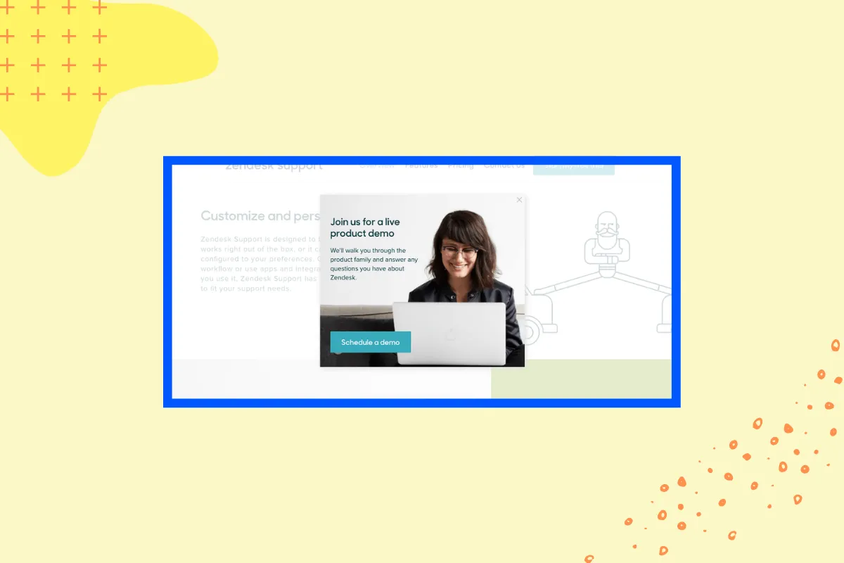Demo popup example