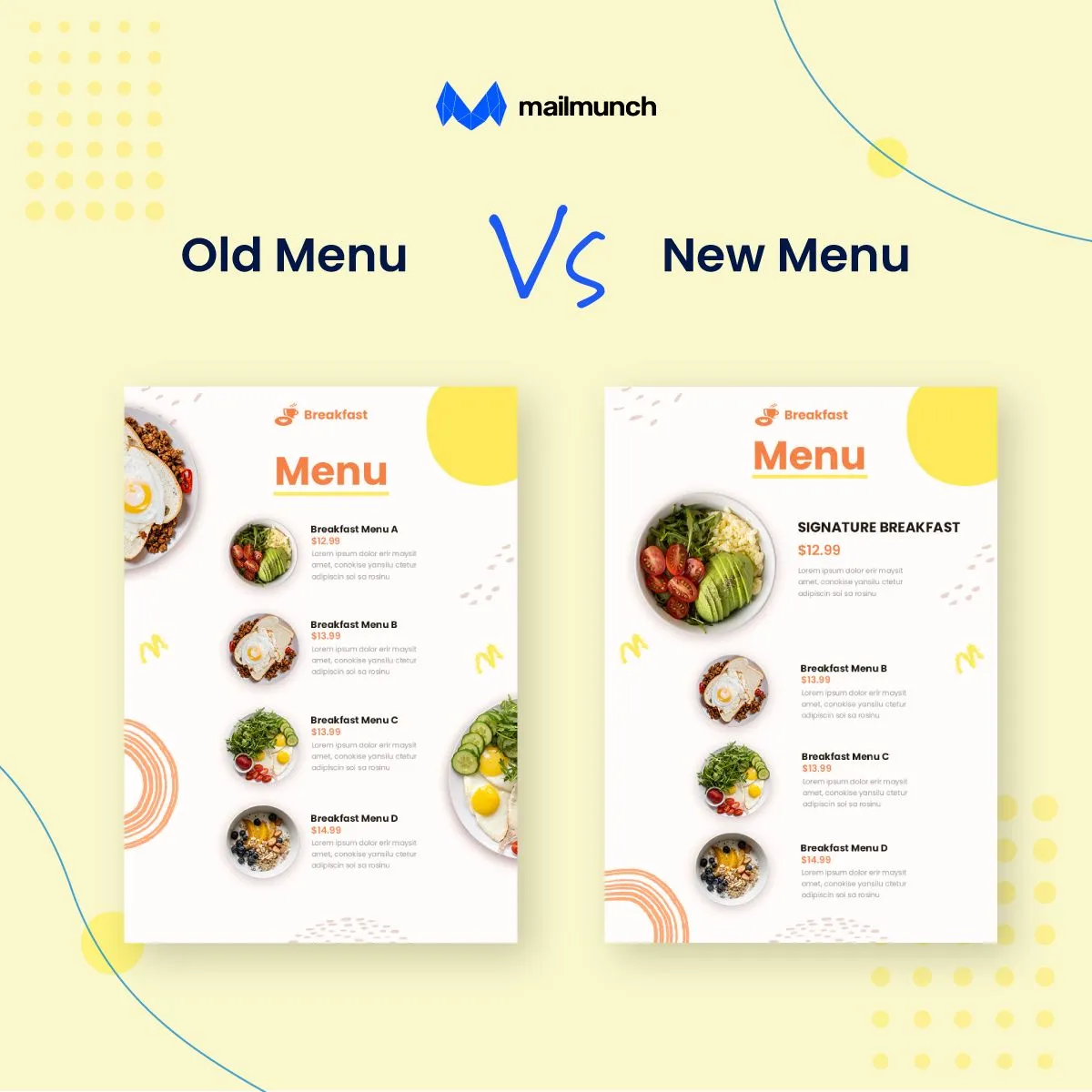 menu ab testing