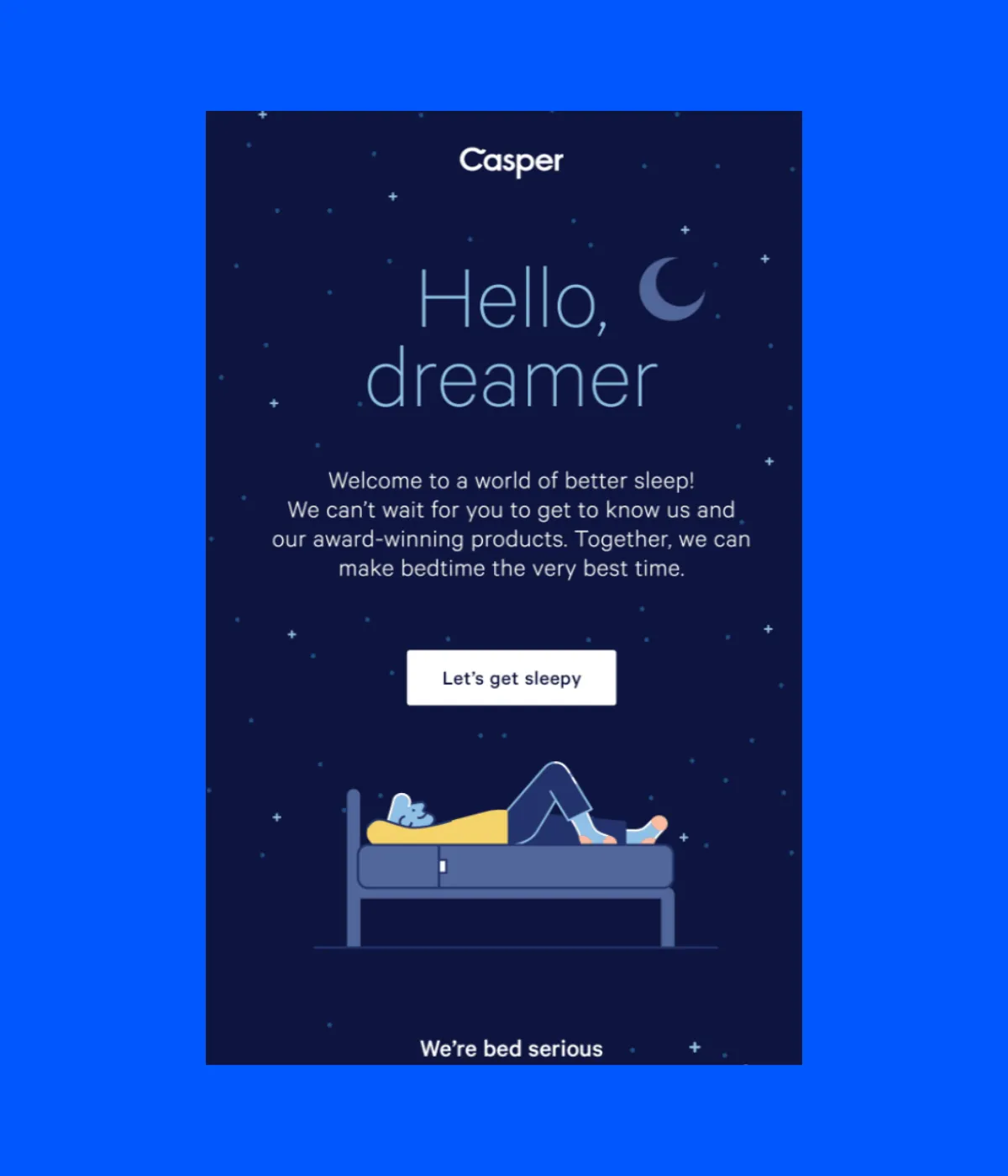 Casper hello email