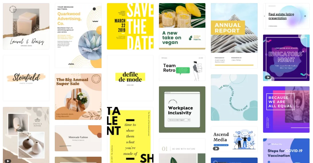 Canva templates