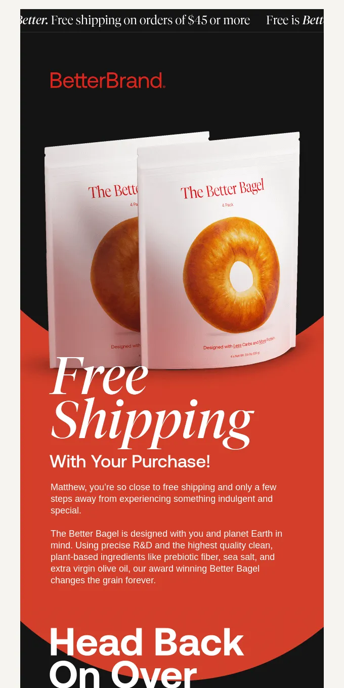 Promotional marketing: Free shipping