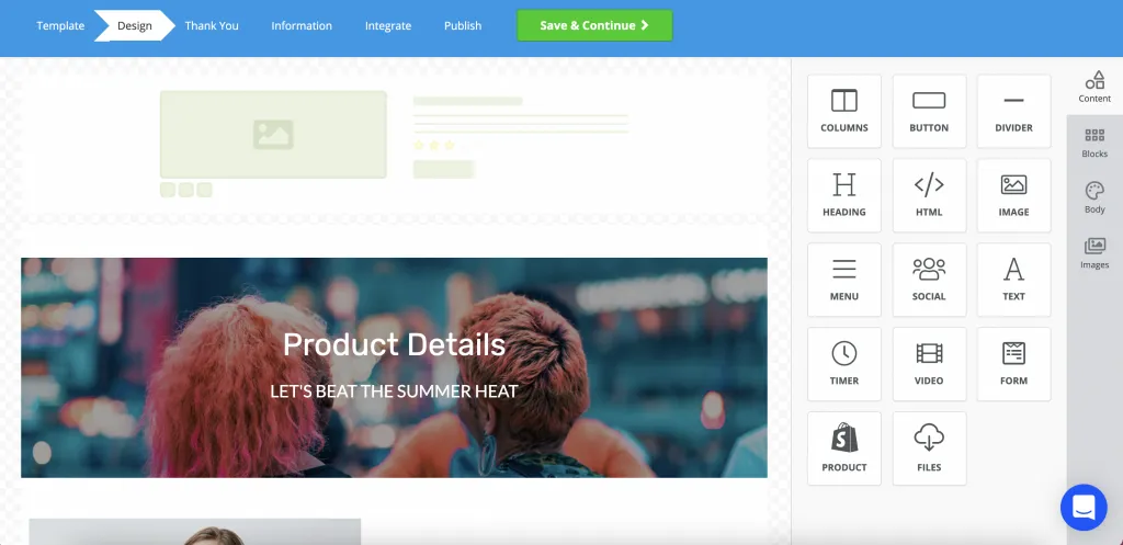 customization of Shopify store through drag and drop builder