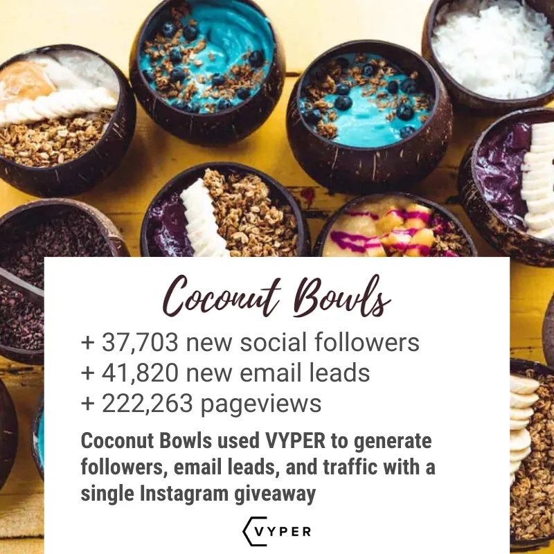 coconut bowls instagram giveaway