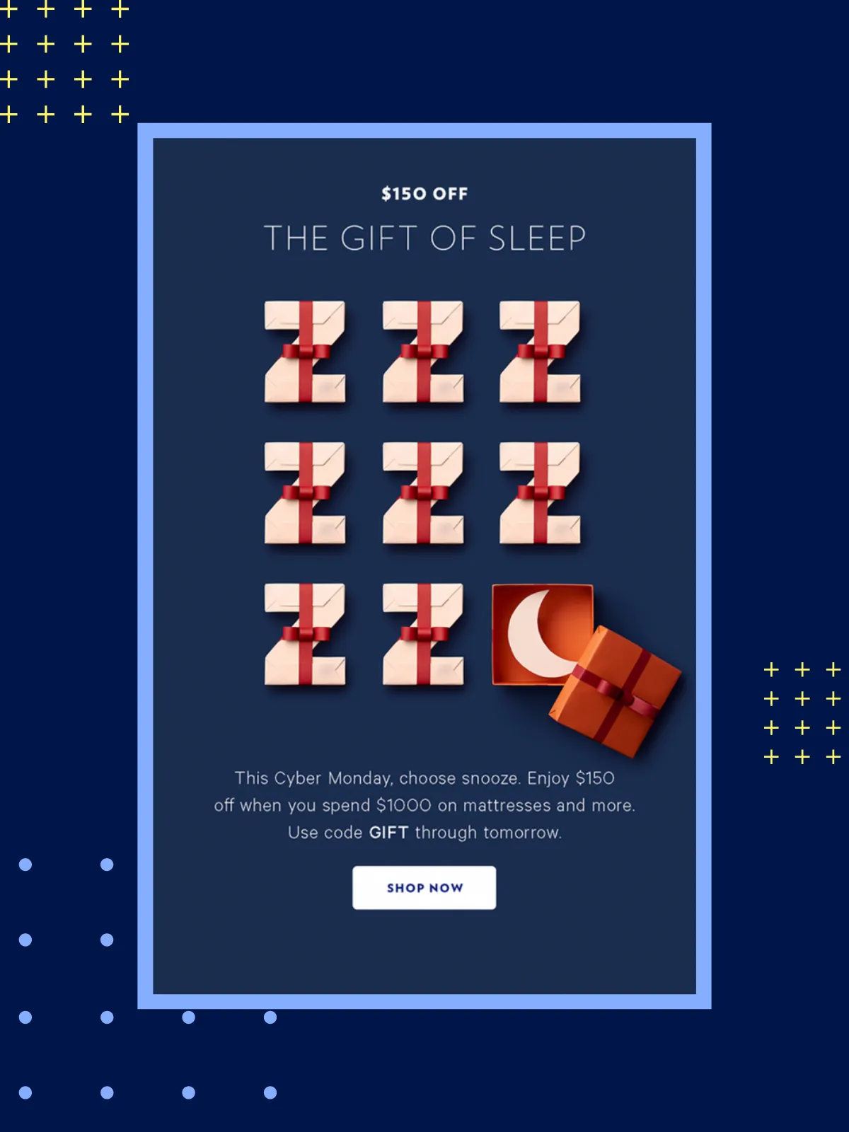 Black Friday Email Ideas: Casper's example
