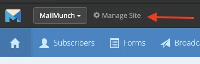 mailmunch dashboard