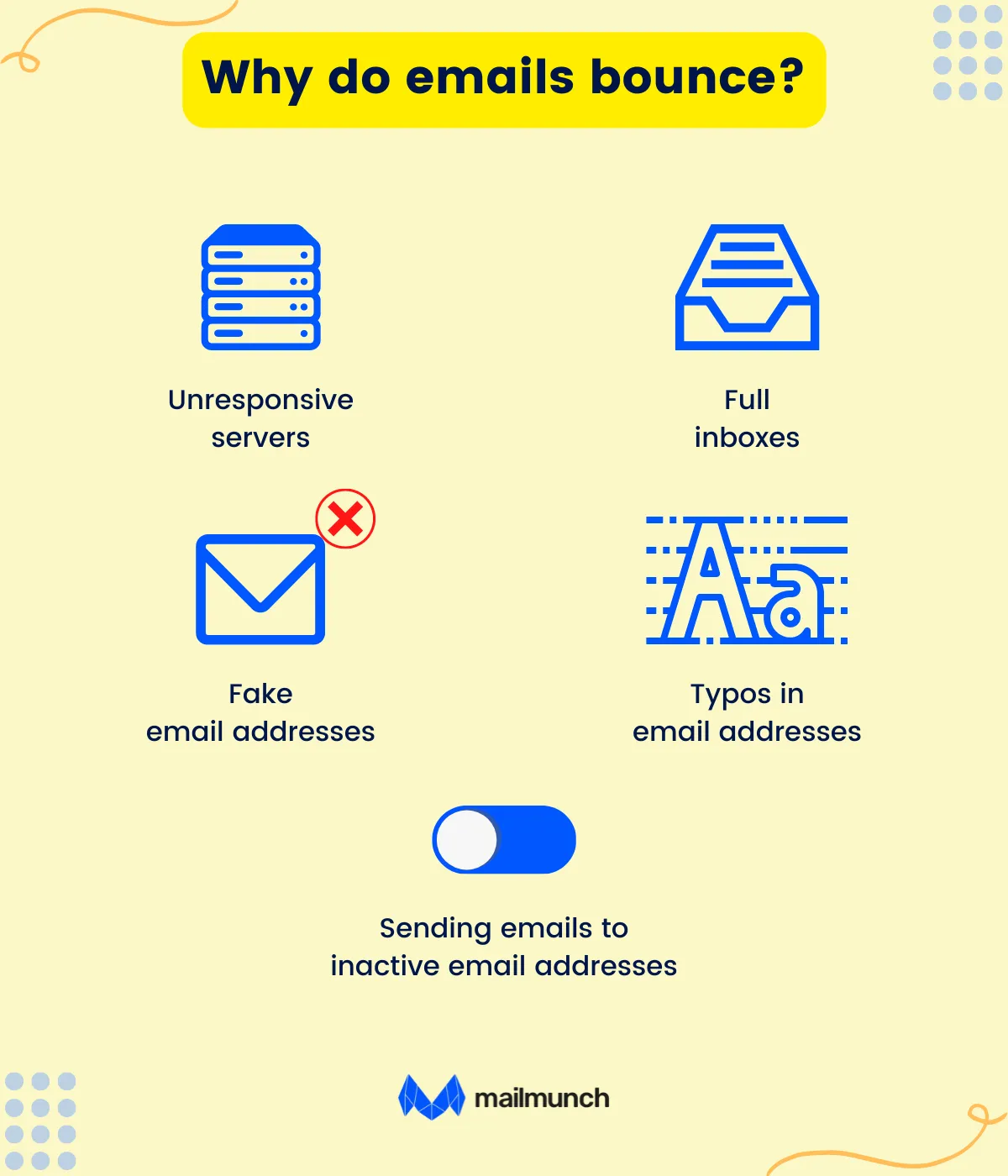 Why do emails bounce?