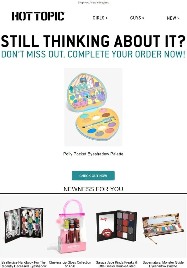 hot topic homepage
