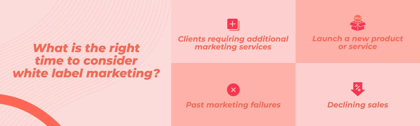 Infographic: What is the right time to consider white label marketing?