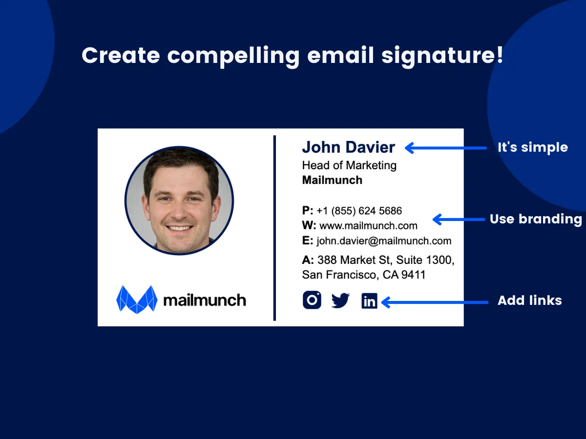 email signature
