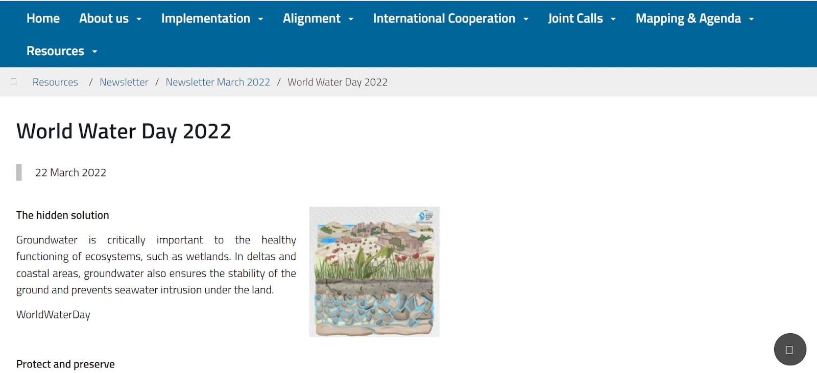World Water Day: March Newsletter Ideas