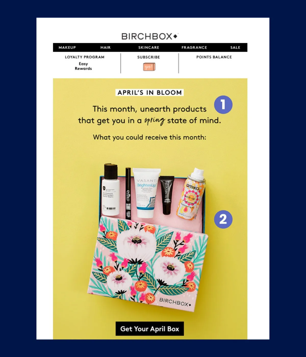 BirchBox campaign