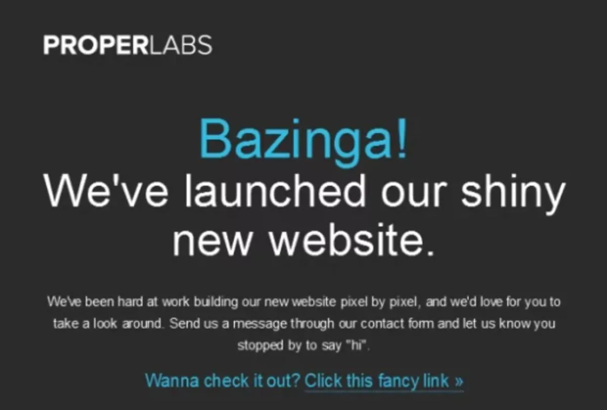 proper labs announcement banner