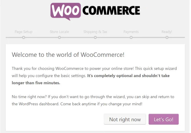 WooCommerce Wizard