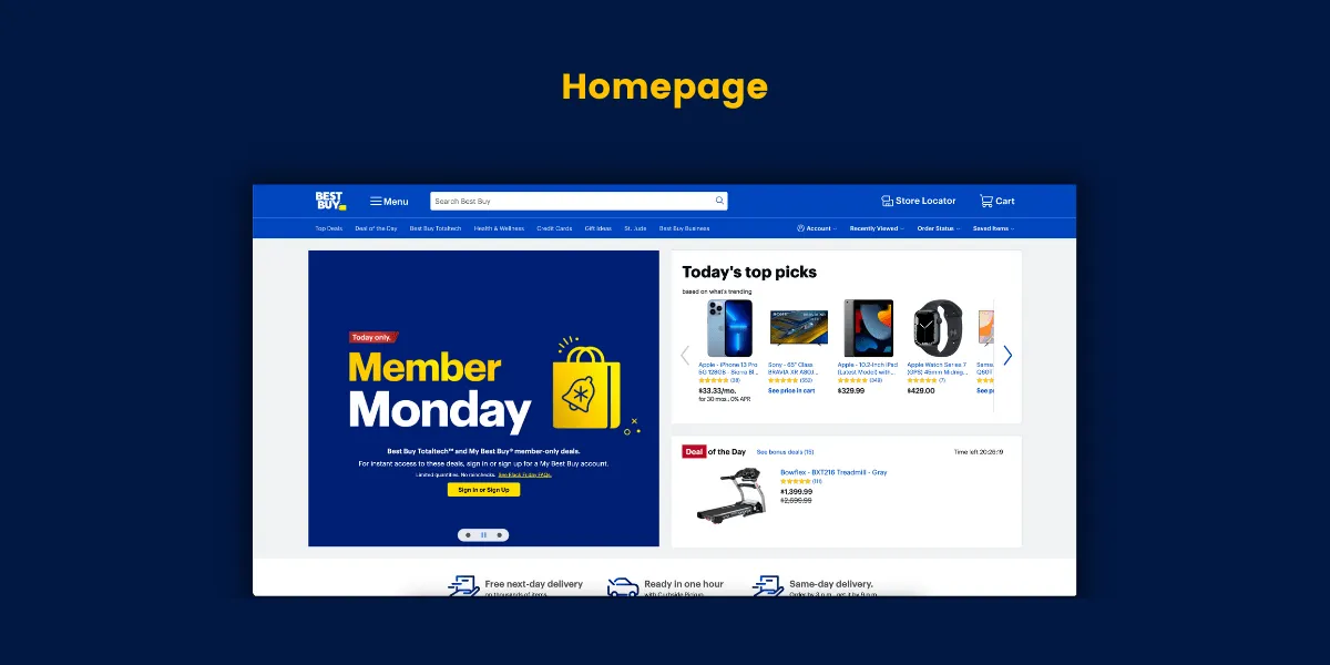 homepage