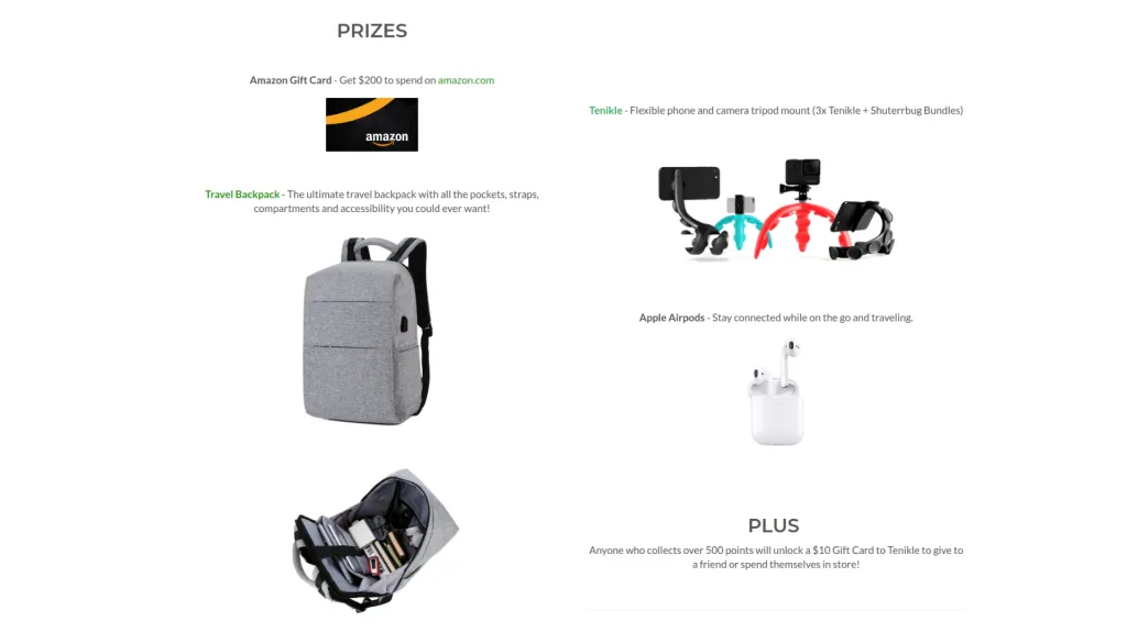 ecommerce instagram give away