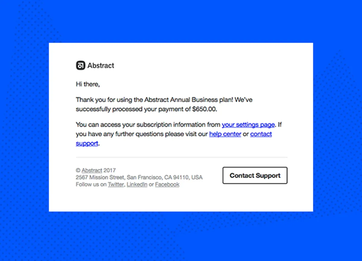 payment confirmation