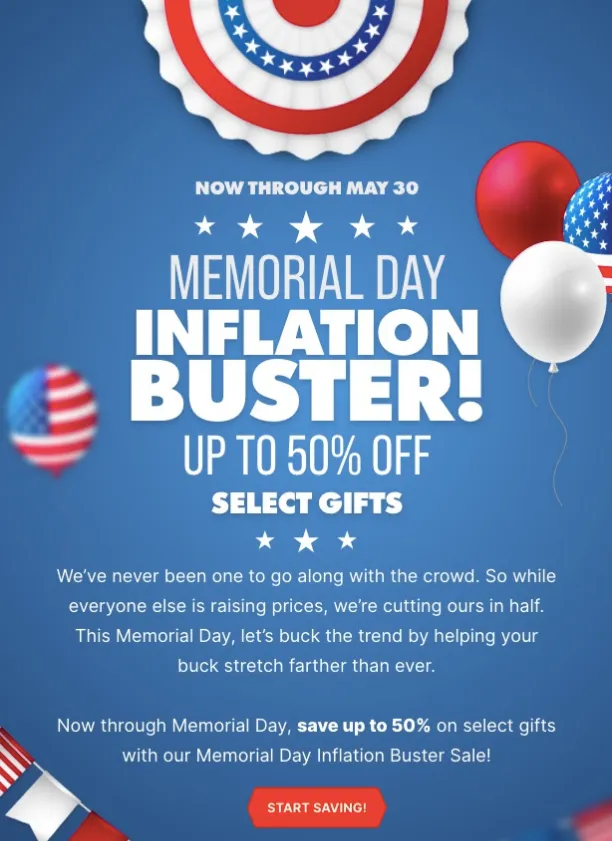 May newsletter idea: Memorial Day