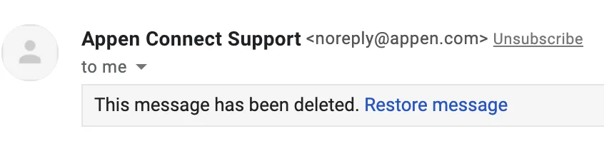 no-reply email