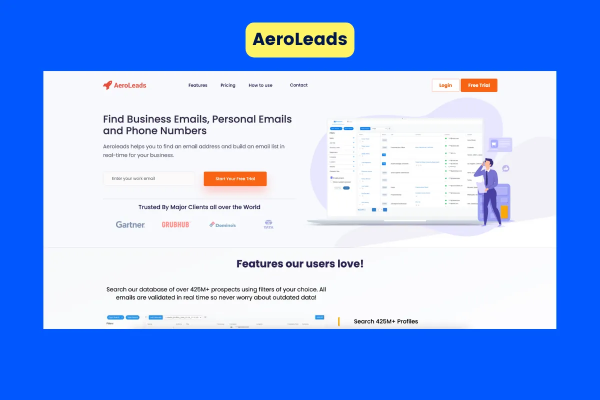 Best lead generation tool - AeroLeads
