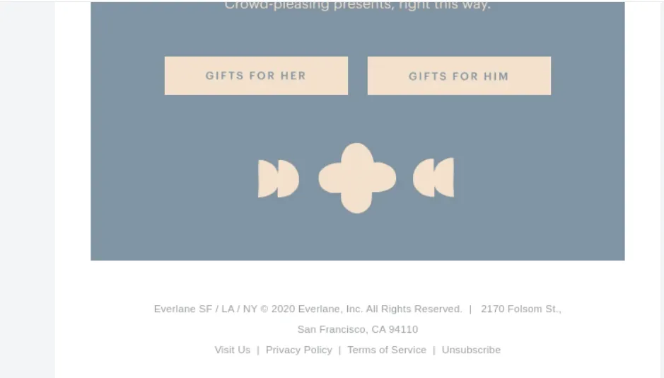 Unsubscribe options in emails