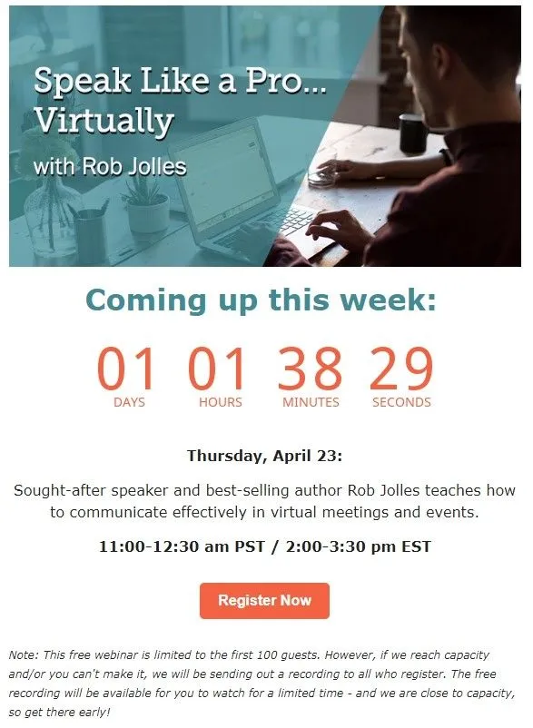 Evet reminder email example # 11