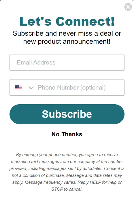 Example of a clever CTA in a newsletter signup email