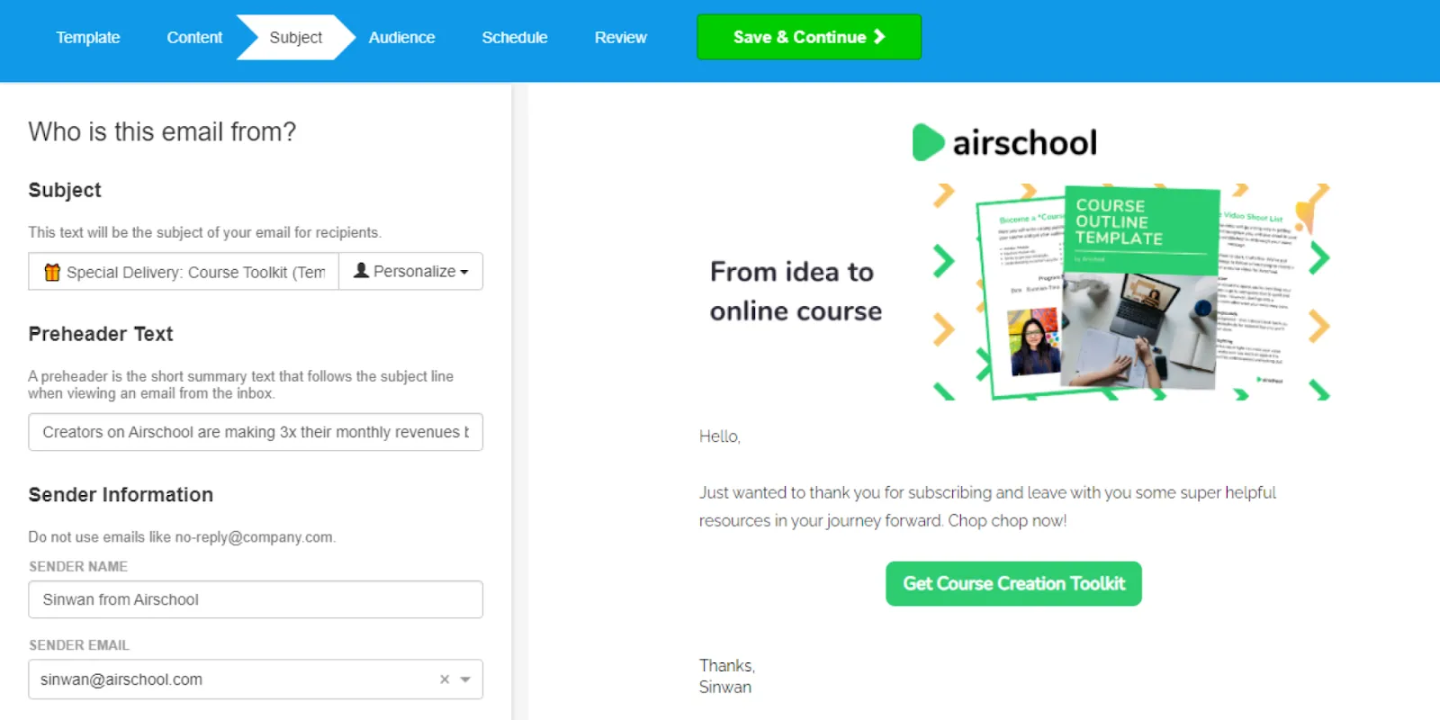 How to set an autoresponder email on MailMunch and set various parameters