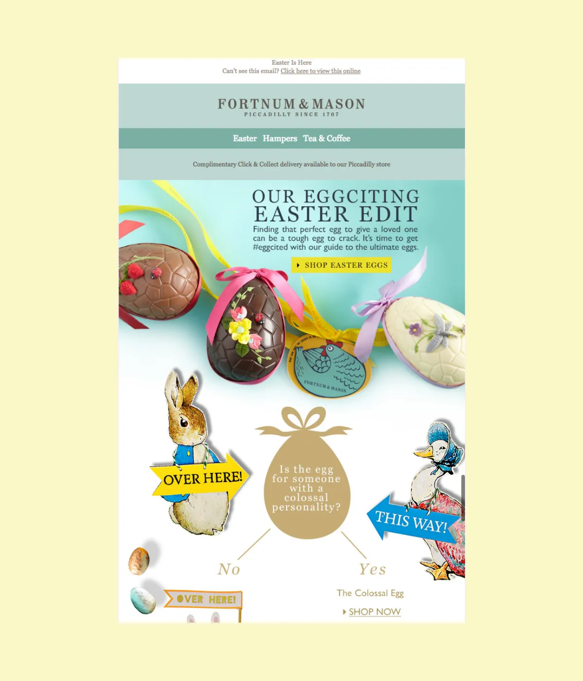 fortnum mason easter email