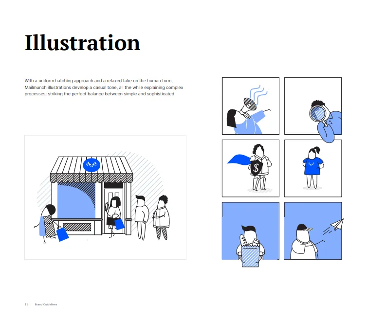 Mailmunch brand guideline: Illustration