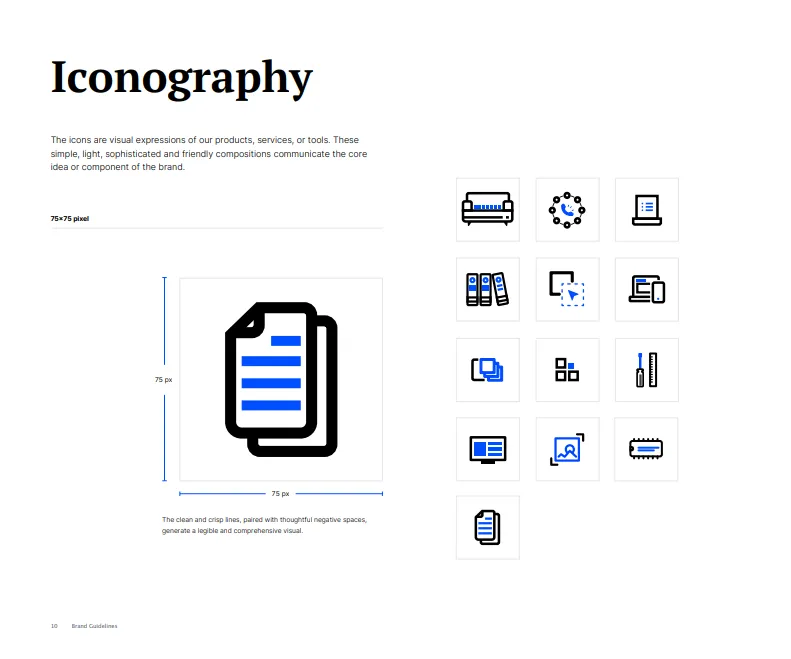Mailmunch brand guideline: Iconography