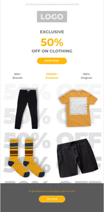 Super Offer email template