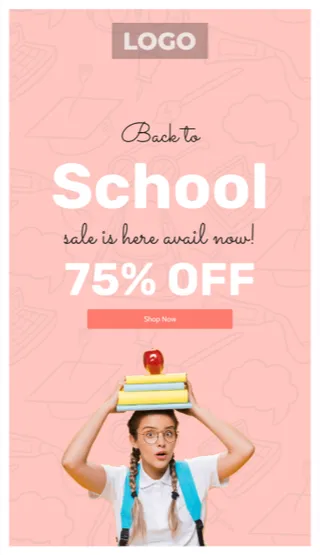 School Sale email template