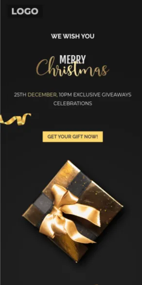 Christmas Gift email template