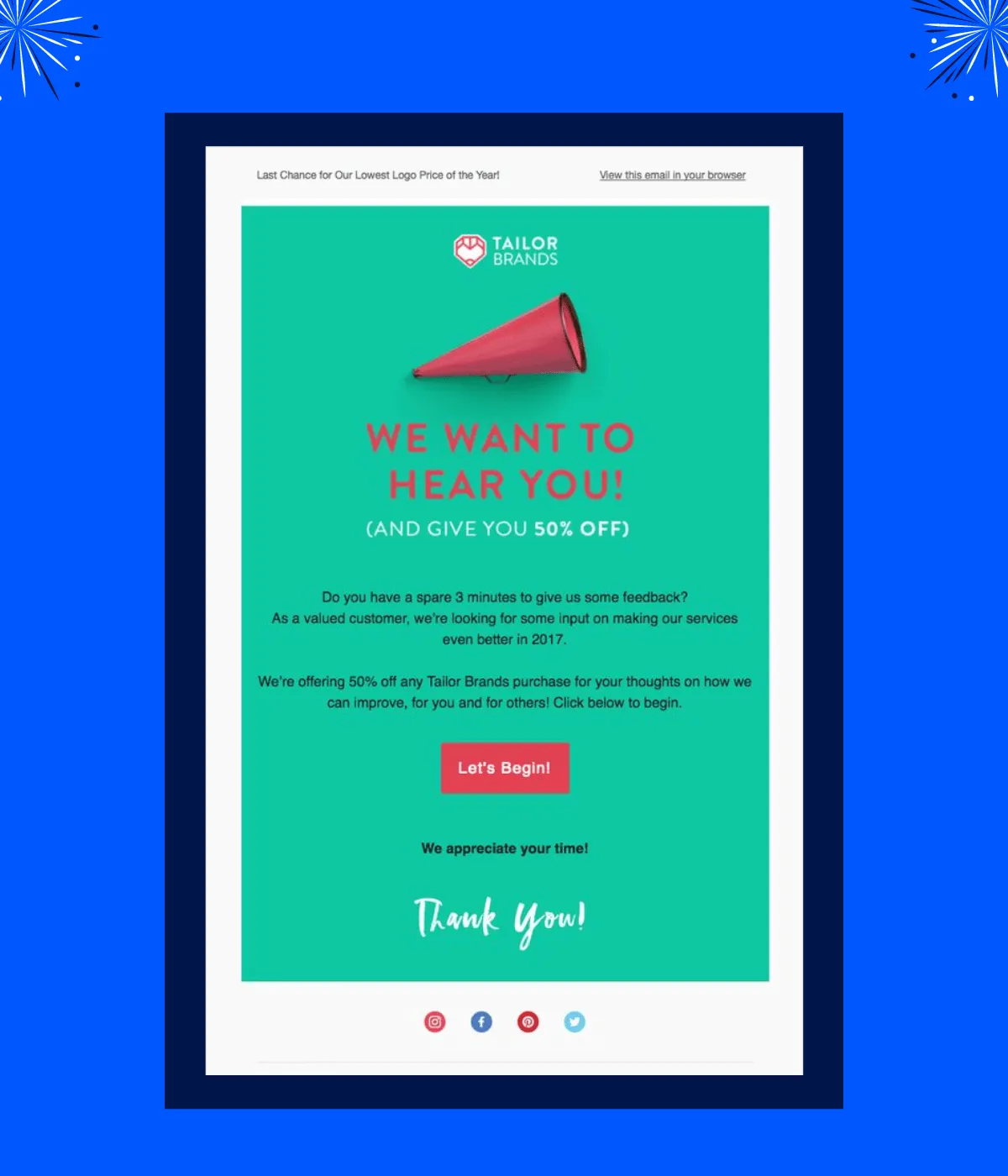 new year email tailor brands