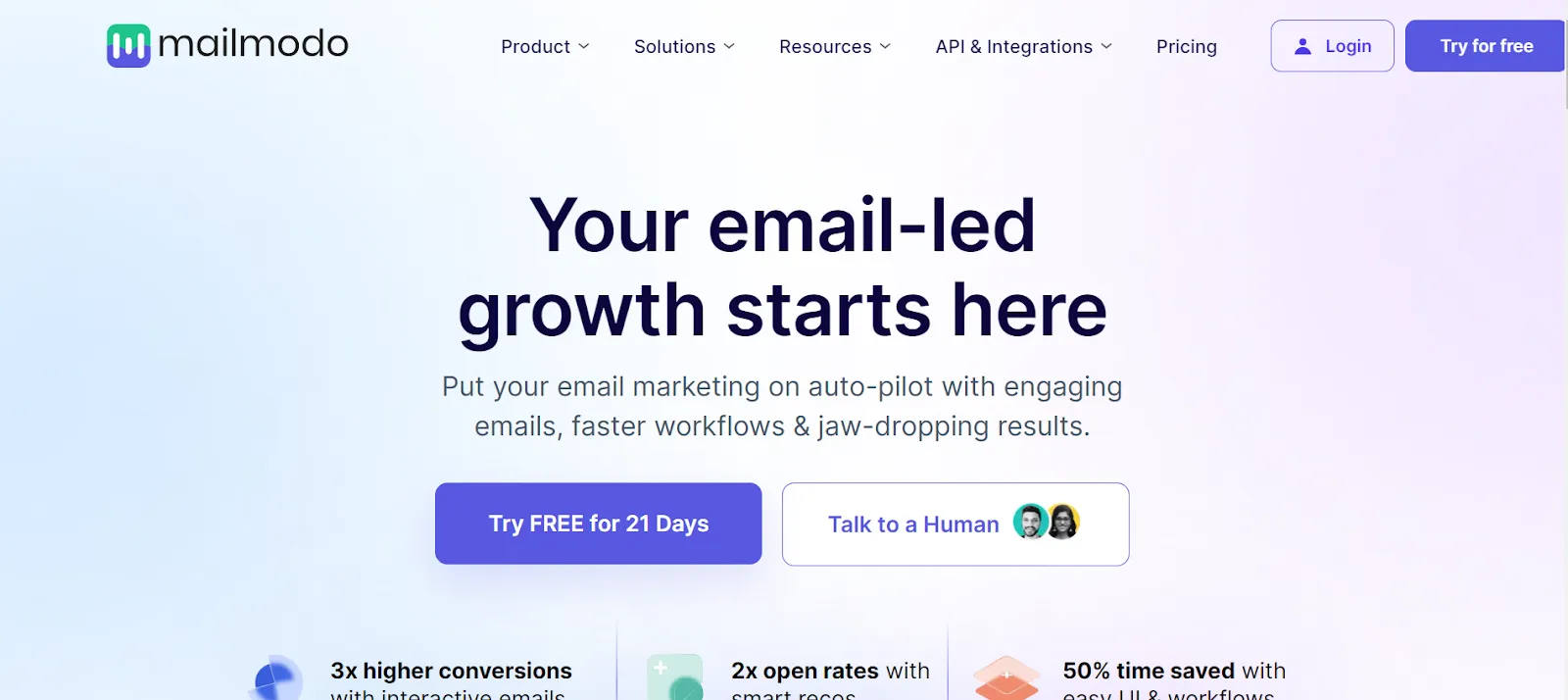 Top AI email marketing tool: Mailmodo