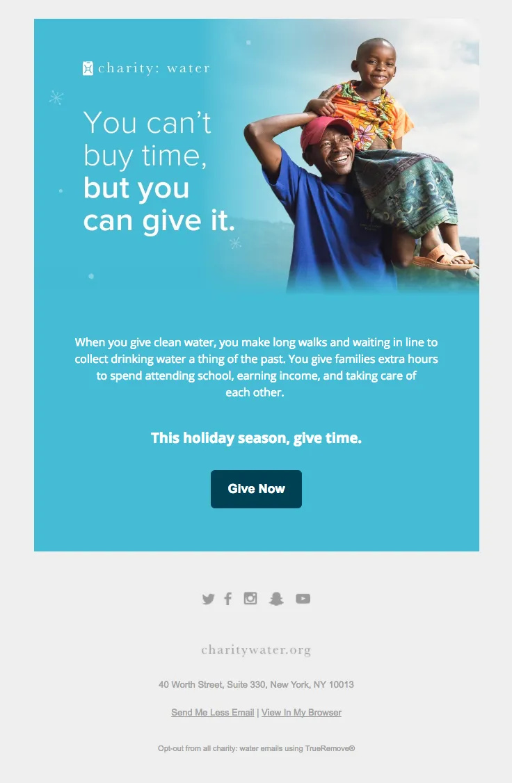 charity email