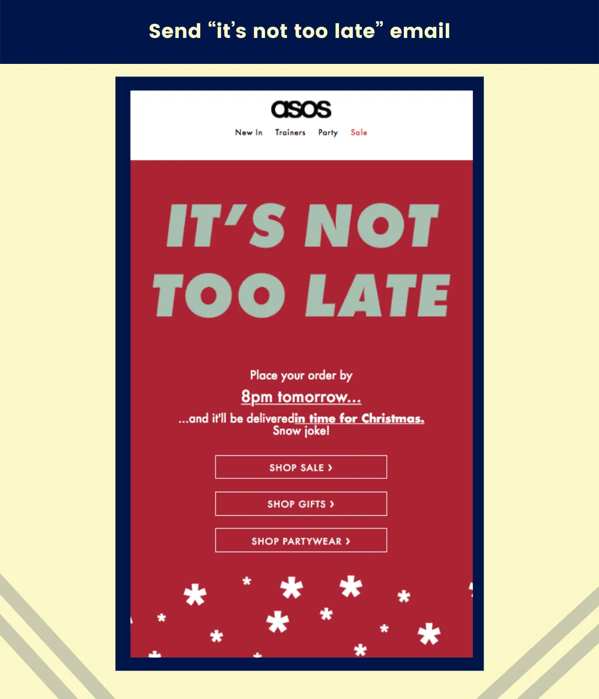 its not too late christmas email