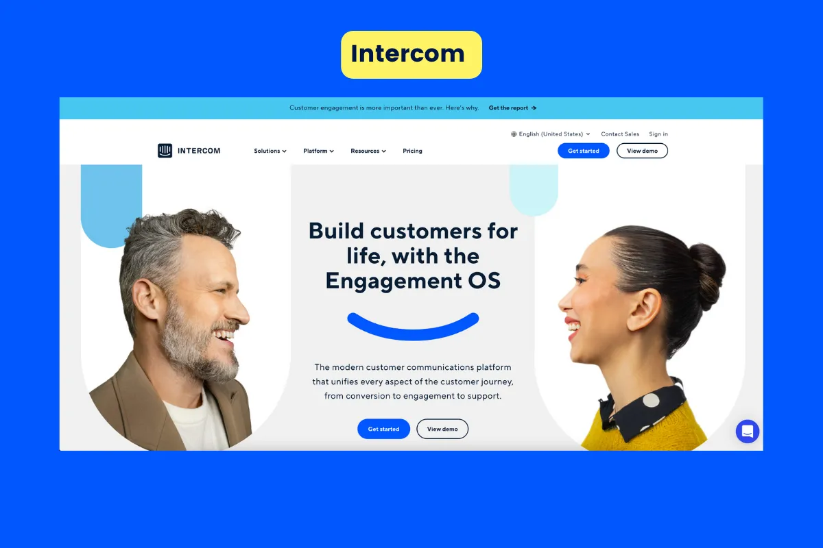 Best lead generation tool - Intercom