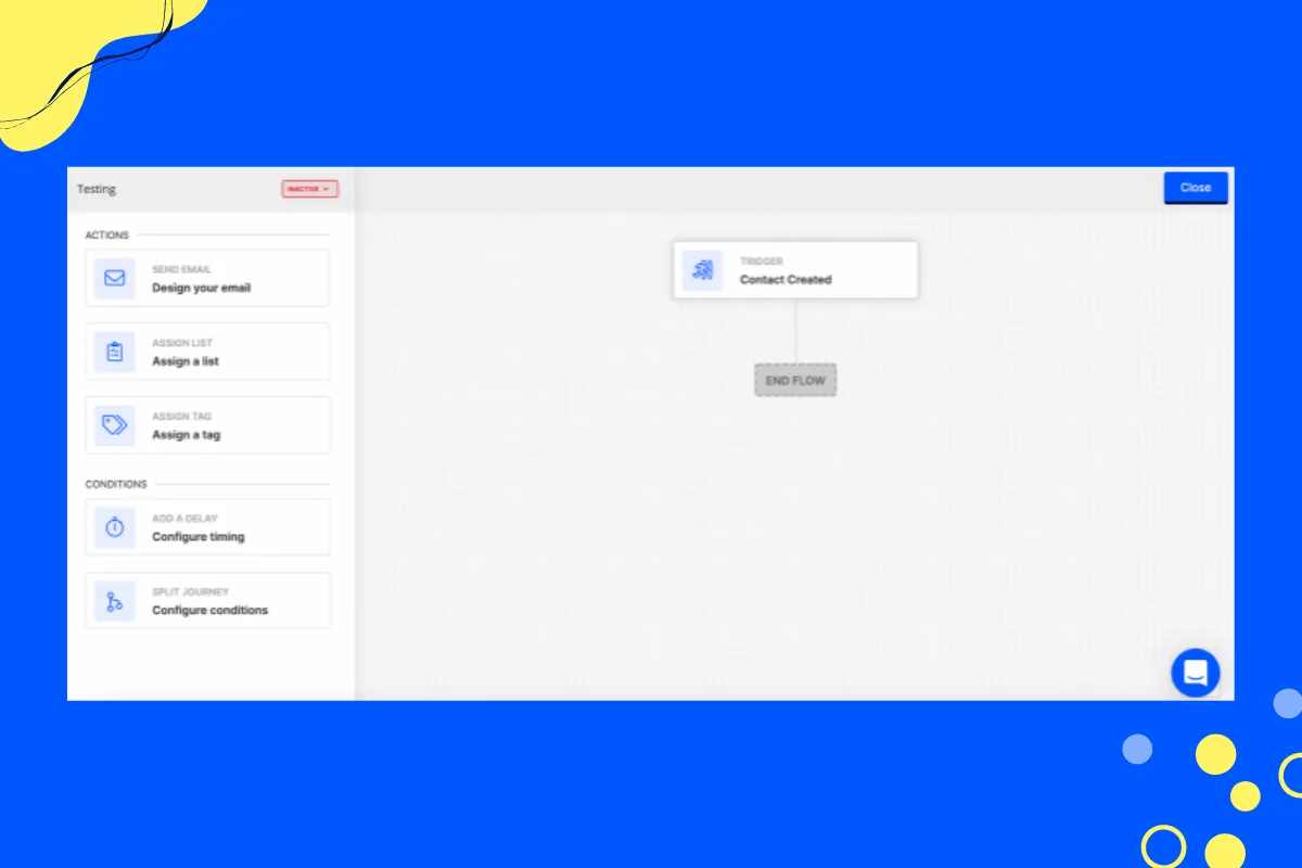 Mailmunch's automation builder