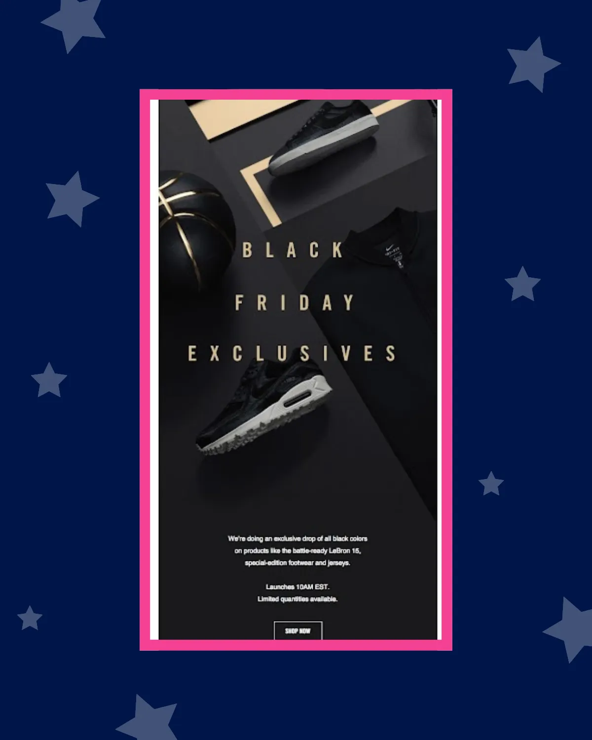 Inspirational BFCM email example: Nike